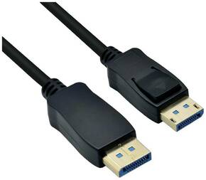 Roline DisplayPort priključni kabel DisplayPort utikač 5 m crna 11046004 DisplayPort kabel