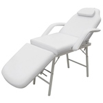 vidaXL Bijela masažna fotelja za tetovaže