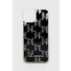 Etui za mobitel Karl Lagerfeld iPhone 14 6,1" boja: crna - crna. Etui za iPhone iz kolekcije Karl Lagerfeld. Model izrađen materijala s uzorkom.