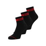 HUGO Čarape crvena / crna