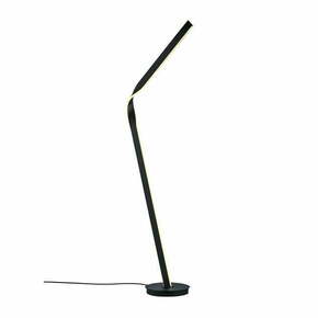 Crna LED stojeća svjetiljka s metalnim sjenilom (visina 181 cm) Cicenza – CINQUE