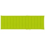 vidaXL Jastuk za ležaljku jarko zeleni 200 x 60 x 4 cm od tkanine