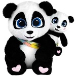 HuggyLuv: Panda Mama &amp; BaoBao interaktivni plišani medvjedići