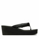 Japanke Calvin Klein Jeans Beach Wedge Sandal Padded Ny YW0YW01397 Black/Bright White 0GM