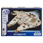Star Wars: Millennium Falcon svemirski brod 4D puzzle od 223 dijela - Spin Master