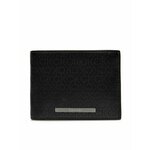 Veliki muški novčanik Calvin Klein Modern Bar Trifold 10Cc W/Coin K50K511833 Ck Mono Perf Black 0GK
