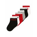 Jordan Čarape crna / crvena / bijela / siva
