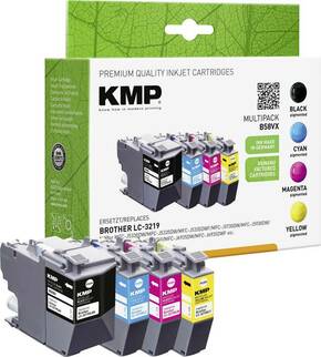 KMP kombinirano pakiranje tinte zamijenjen Brother LC-3219XL kompatibilan crn