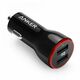 Anker PowerDrive 2 24W 2 port car charger black, ANKNB-A2310G11