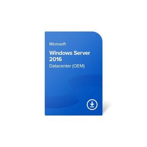 Windows Server 2016 Datacenter (16 cores) OEM digital certificate SW-WS-2016-SERVER-DC-COA
