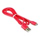 Kabel Raspberry Pi, micro USB, 1m, crveni