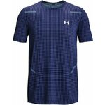 Under Armour Men's UA Seamless Grid Short Sleeve Sonar Blue/Gray Mist S Majica za fitnes