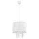 GLOBO 15098 | Pyra Globo visilice svjetiljka 1x E27 bijelo, kristal