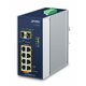 PLANET IP30 Ind 8-P 10/100/1000T Neupravljano Gigabit Ethernet (10/100/1000) Podrška za napajanje putem Etherneta (PoE) Plavo, Bijelo