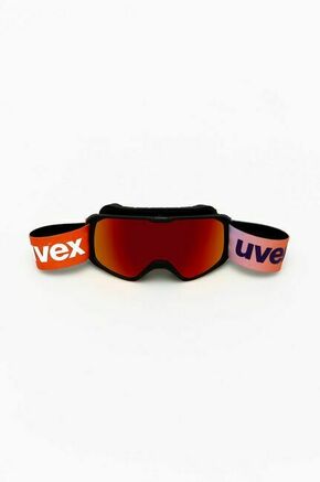 UVEX Xcitd Black Mat Mirror Scarlet/CV Green Skijaške naočale