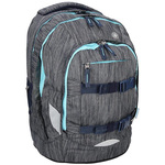 Spirit: Urban siva-tirkizna ergonomska školska torba
