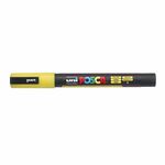 UNI POSCA marker pc-3ml glitter žuti
