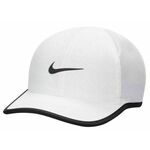 Kapa za tenis Nike Dri-Fit Club Kids' Unstructured Featherlight Cap - white/black/black