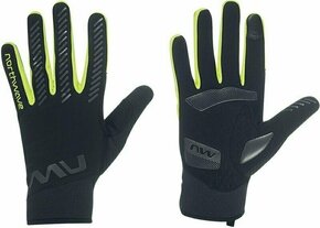 Northwave Active Gel Glove Black/Yellow Fluo 2XL Rukavice za bicikliste