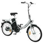vidaXL Sklopivi električni bicikl s litij-ionskom baterijom legura aluminija