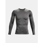 Under Armour Comp LS-GRY T-shirt (Siv XL)