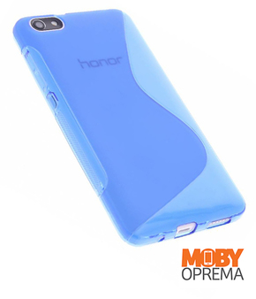 Huawei HONOR 4X plava silikonska maska