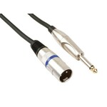 Kabel HQ POWER PAC116, mikrofonski, 6.3mm (M) na XLR (M), 6m