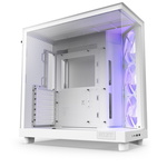 NZXT H6 Flow RGB kućište, bijelo/crno, midi, ATX, mATX