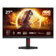 AOC U27G4R monitor, IPS, 23.8"/27", 16:9, 1920x1080/3840x2160, 120Hz/360Hz/60Hz, pivot, HDMI, Display port, USB
