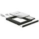 Ladica za disk DELOCK, za montažu 2.5" HDD/SSD u 5.25" bay, do 9.5mm