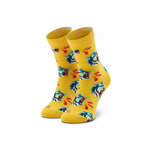 Dječje visoke čarape Happy Socks KTIG01-2200 Žuta