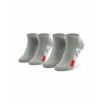 Set od 2 para unisex niskih čarapa Fila Invisible F9199 Grey