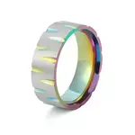 RNR Grip Rainbow, prsten od nehrđajućeg čelika