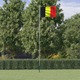 vidaXL Belgijska zastava i jarbol 6,23 m aluminijski