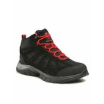 Columbia Men's Redmond III Mid Waterproof Shoe Black/Mountain Red 44,5 Moške outdoor cipele
