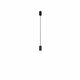 NOWODVORSKI 7866 | Cylinder-NW Nowodvorski visilice svjetiljka šipka 1x GU10 crno, prozirno