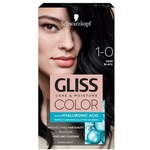 Schwarzkopf Gliss Color Care &amp; Moisture boja za kosu, 1-0 Deep Black