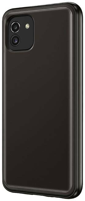 Samsung Soft Clear Cover stražnji poklopac za mobilni telefon Samsung Galaxy A03 crna