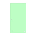 Pregrada kartonska 23,5x10,5cm Donau 100/1 zelena