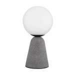 NOVA LUCE 9577010 | Zero-NL Nova Luce stolna svjetiljka 20cm s prekidačem 1x G9 sivo, opal