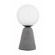 NOVA LUCE 9577010 | Zero-NL Nova Luce stolna svjetiljka 20cm s prekidačem 1x G9 sivo, opal