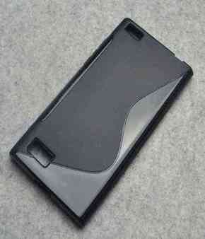 BlackBerry Leap crna silikonska maska