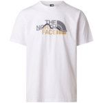 Muška majica The North Face M Mountain Line Regular Short Sleeve Tee-Graphic Veličina: L / Boja: bijela