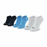 Set od 3 para unisex visokih čarapa Puma 907374 19 Plava