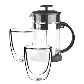 Altom Design termo staklene šalice za kavu i čaj Andrea 300 ml (set od 2 čaše) + vrč 800 ml - 020302363
