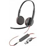 HP Poly Blackwire 3225 slušalice, 3.5 mm, mikrofon
