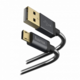 Hama micro USB kabel za prijenos podataka, 1,5m, antracit