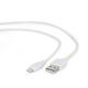 Gembird USB to 8 pin Lightning sync and charging cable, white, 1 m GEM-CC-USB2-AMLM-W1M