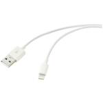 Renkforce USB kabel USB 2.0 USB-A utikač, Apple Lightning utikač 2.00 m bijela (smrznuta) RF-5724086