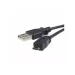 NVT-USB-292 - NaviaTec USB 2.0 A to USB micro B 0,2m, Black - NVT-USB-292